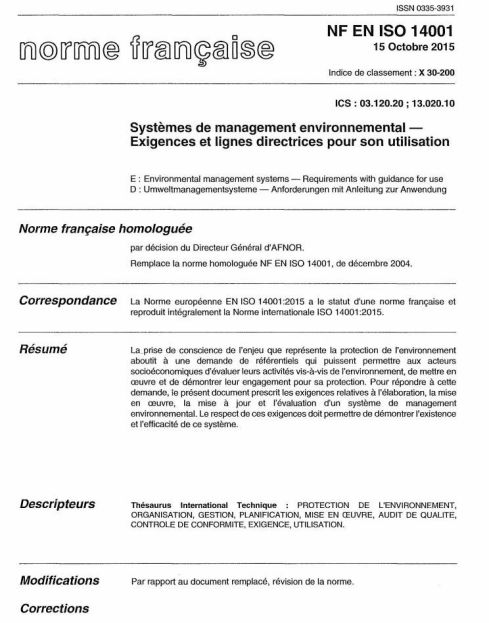 Cliquez pour revenir à la page "Norme iso 14001 : 2004"