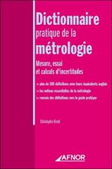 Plus de détails sur "Dictionnaire pratique de la métrologie"